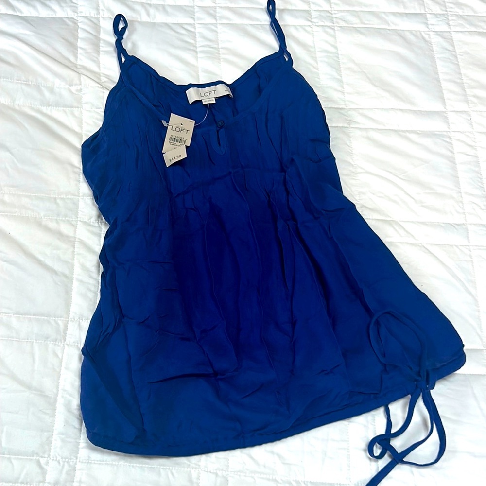 NWT LOFT Women's Blue Camisole Top